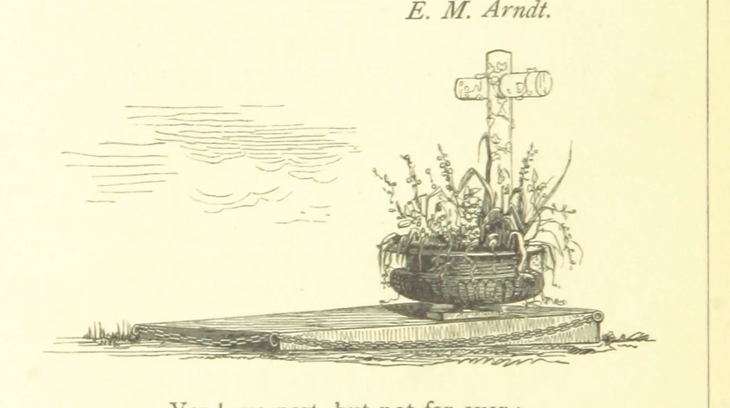 An illustration from Mottoes for Monuments, or Epitaphs selected for study or application ... Illustrated with designs by Flaxman and others, 1872, leaf 74
