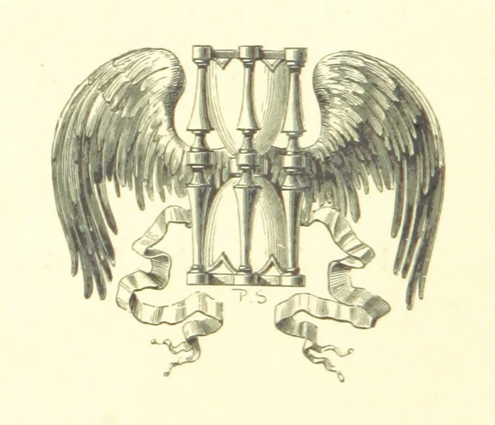 An illustration from Mottoes for Monuments, or Epitaphs selected for study or application ... Illustrated with designs by Flaxman and others, 1872, leaf 8