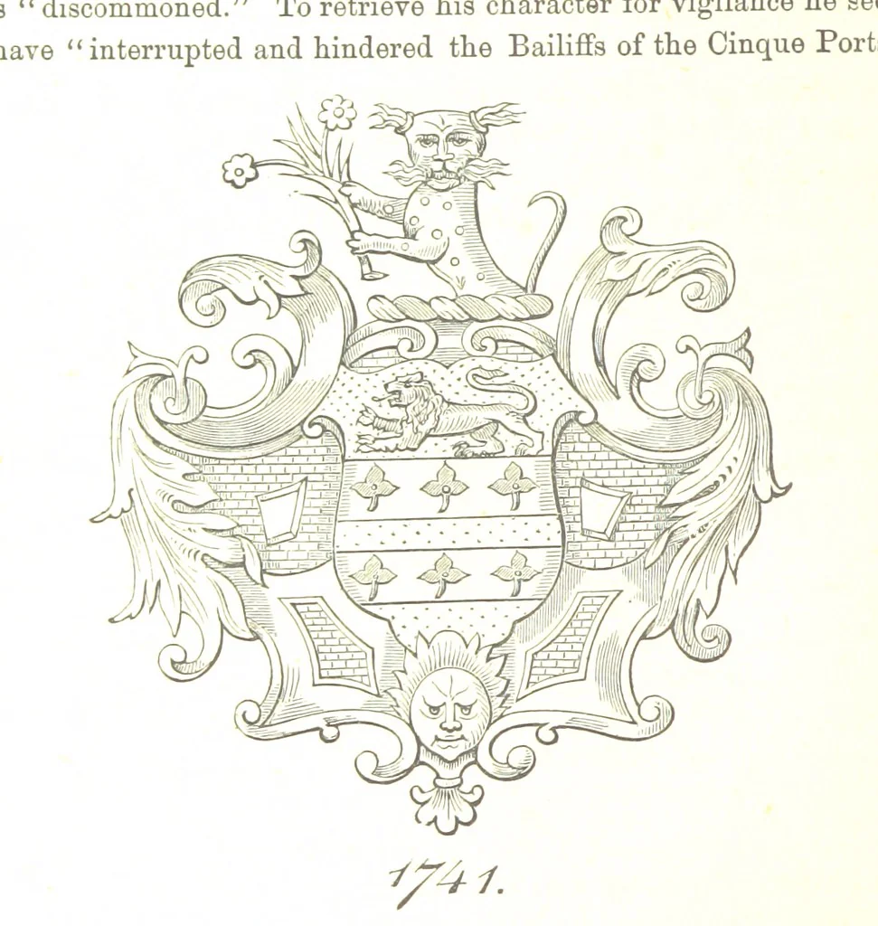 An illustration from The Perlustration of Great Yarmouth, with Gorleston and Southtown, 1872, leaf 106