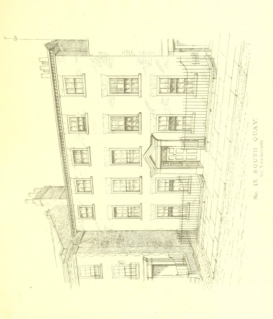 An illustration from The Perlustration of Great Yarmouth, with Gorleston and Southtown, 1872, leaf 163