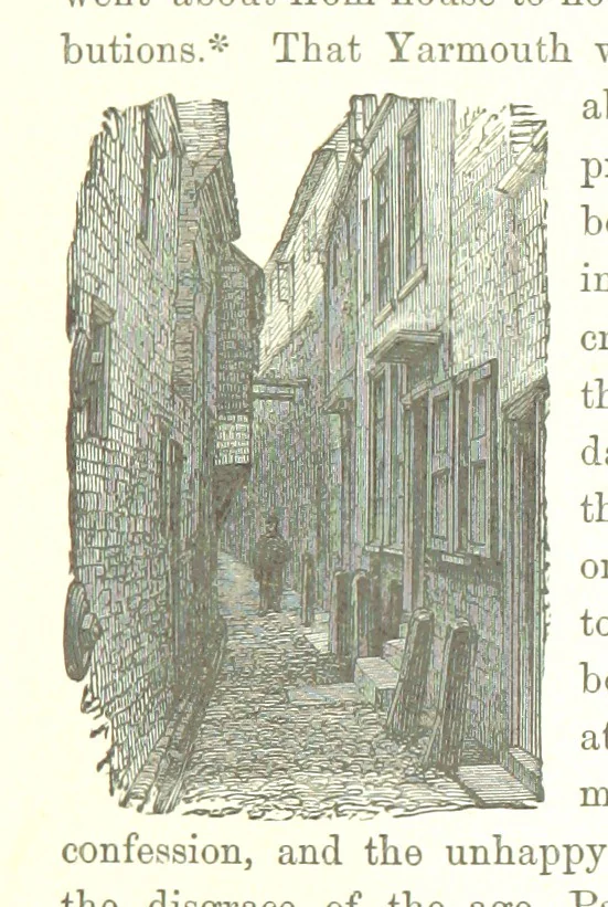An illustration from The Perlustration of Great Yarmouth, with Gorleston and Southtown, 1872, leaf 189