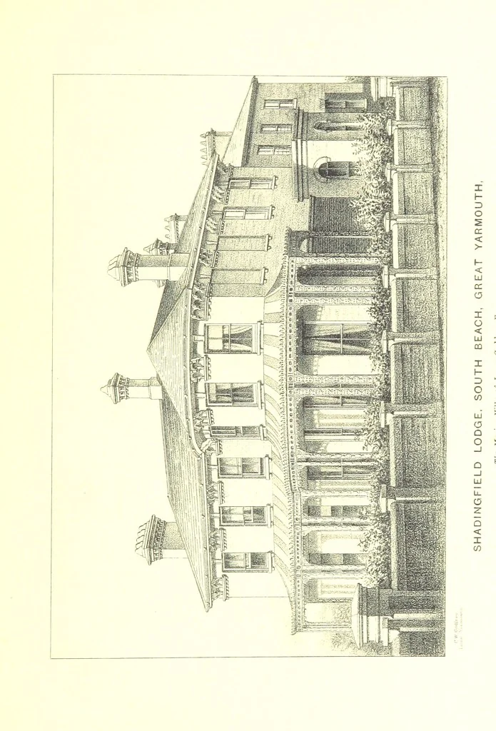 An illustration from The Perlustration of Great Yarmouth, with Gorleston and Southtown, 1872, leaf 261