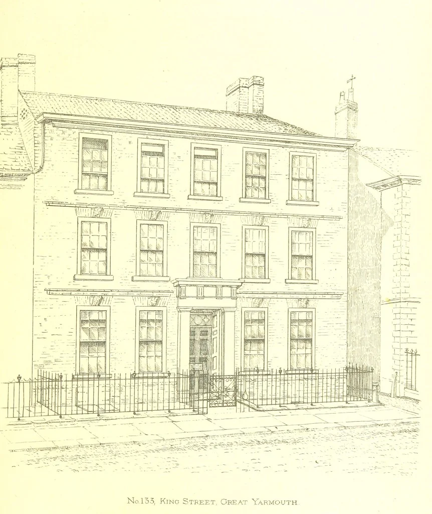 An illustration from The Perlustration of Great Yarmouth, with Gorleston and Southtown, 1872, leaf 403