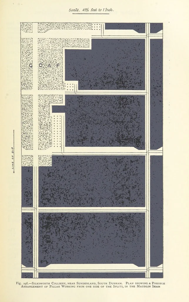 An illustration from The Colliery Manager's Handbook ... Second edition, revised, with additions, 1893, leaf 291