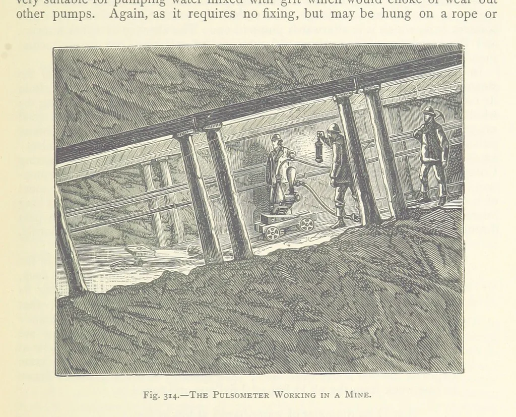 An illustration from The Colliery Manager's Handbook ... Second edition, revised, with additions, 1893, leaf 403