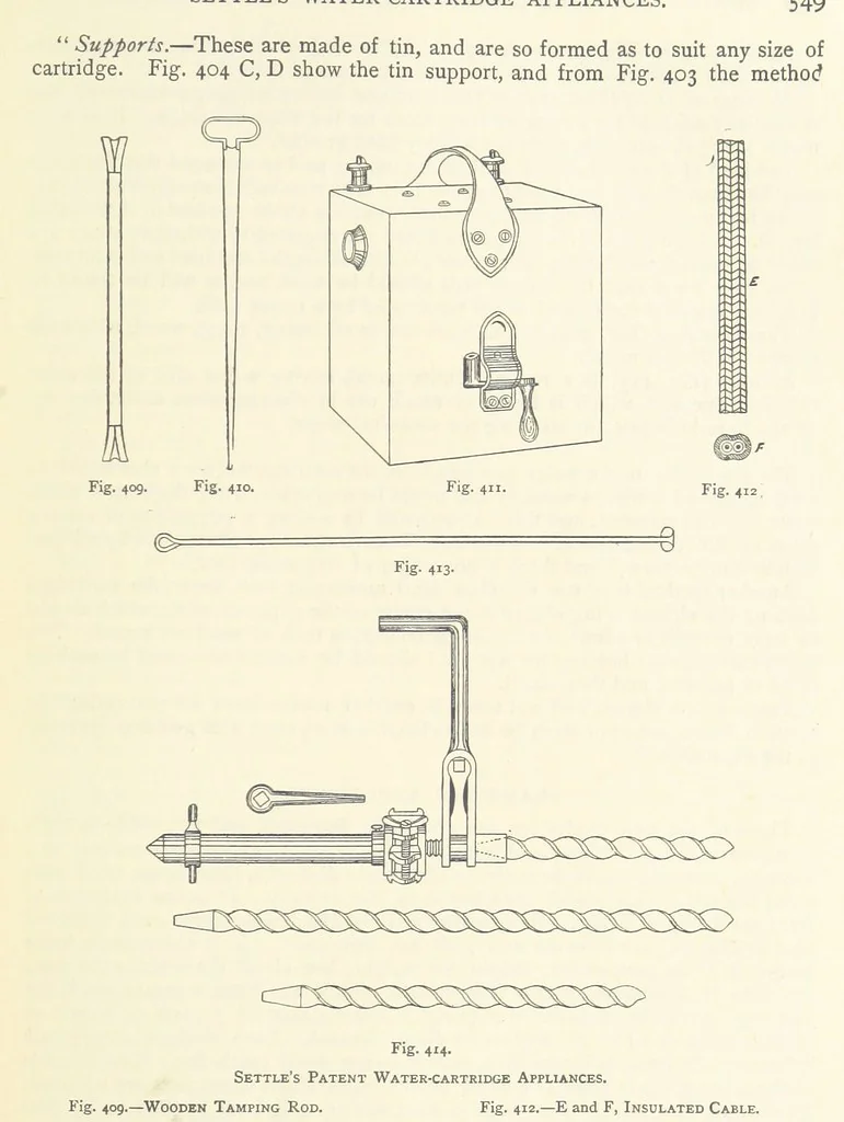 An illustration from The Colliery Manager's Handbook ... Second edition, revised, with additions, 1893, leaf 585