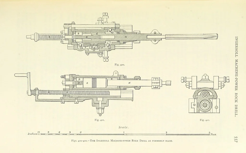 An illustration from The Colliery Manager's Handbook ... Second edition, revised, with additions, 1893, leaf 593