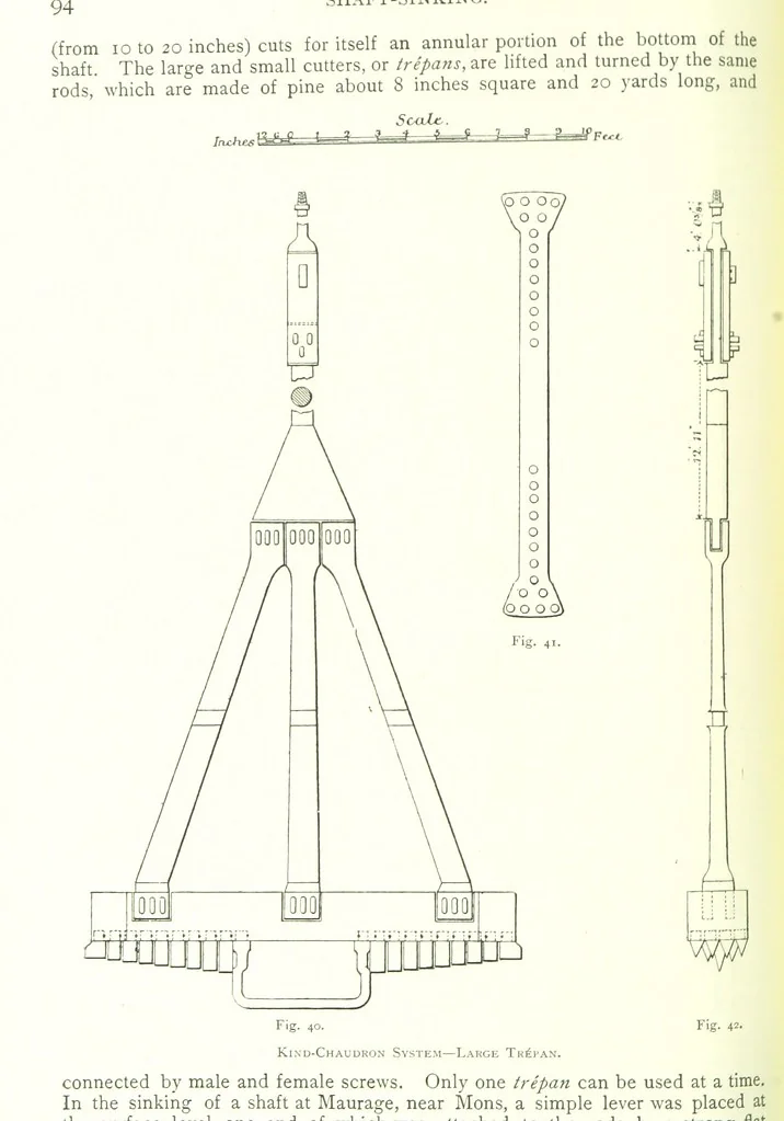 An illustration from The Colliery Manager's Handbook ... Fourth edition, revised and enlarged, 1898, leaf 124