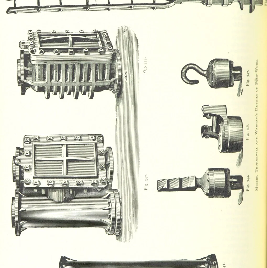 An illustration from The Colliery Manager's Handbook ... Fourth edition, revised and enlarged, 1898, leaf 414