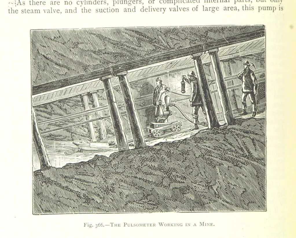An illustration from The Colliery Manager's Handbook ... Fourth edition, revised and enlarged, 1898, leaf 444