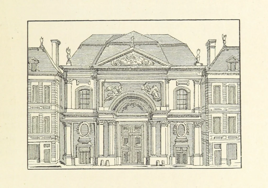 An illustration from Les Curiositez de Paris. Par M. L. R. Réimprimées d'après l'édition originale de 1716, etc. [Variously attributed to Claude Marin Saugrain and George Louis Le Rouge, but more probably by the former. Edited by Anatole de Courde de Montaiglon, 1883, leaf 115