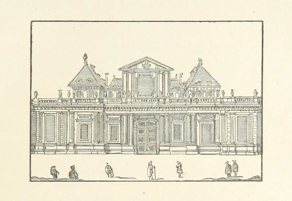An illustration from Les Curiositez de Paris. Par M. L. R. Réimprimées d'après l'édition originale de 1716, etc. [Variously attributed to Claude Marin Saugrain and George Louis Le Rouge, but more probably by the former. Edited by Anatole de Courde de Montaiglon, 1883, leaf 133