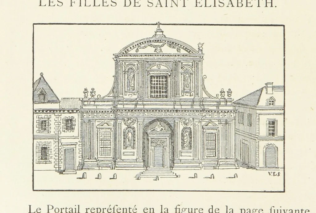 An illustration from Les Curiositez de Paris. Par M. L. R. Réimprimées d'après l'édition originale de 1716, etc. [Variously attributed to Claude Marin Saugrain and George Louis Le Rouge, but more probably by the former. Edited by Anatole de Courde de Montaiglon, 1883, leaf 134