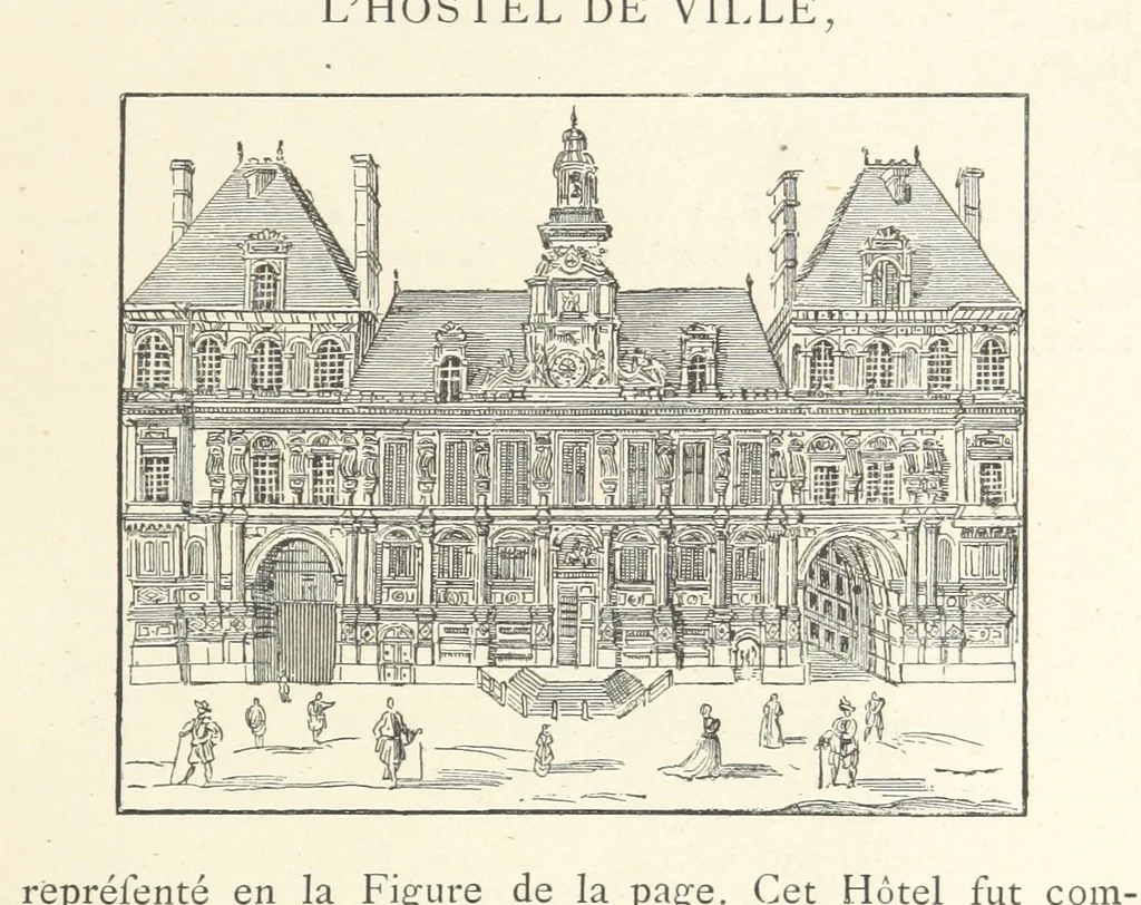 An illustration from Les Curiositez de Paris. Par M. L. R. Réimprimées d'après l'édition originale de 1716, etc. [Variously attributed to Claude Marin Saugrain and George Louis Le Rouge, but more probably by the former. Edited by Anatole de Courde de Montaiglon, 1883, leaf 139