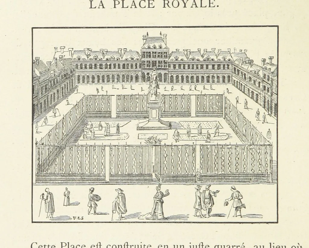 An illustration from Les Curiositez de Paris. Par M. L. R. Réimprimées d'après l'édition originale de 1716, etc. [Variously attributed to Claude Marin Saugrain and George Louis Le Rouge, but more probably by the former. Edited by Anatole de Courde de Montaiglon, 1883, leaf 156