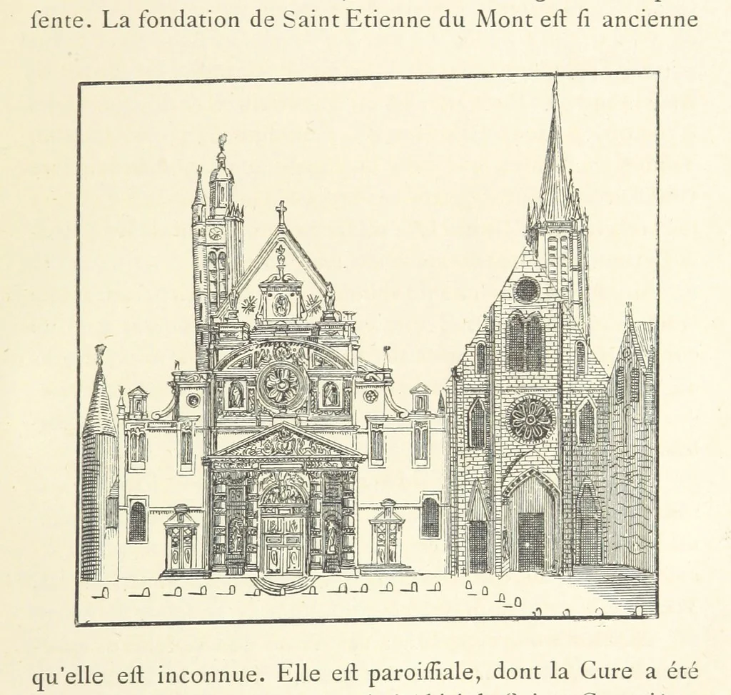 An illustration from Les Curiositez de Paris. Par M. L. R. Réimprimées d'après l'édition originale de 1716, etc. [Variously attributed to Claude Marin Saugrain and George Louis Le Rouge, but more probably by the former. Edited by Anatole de Courde de Montaiglon, 1883, leaf 201