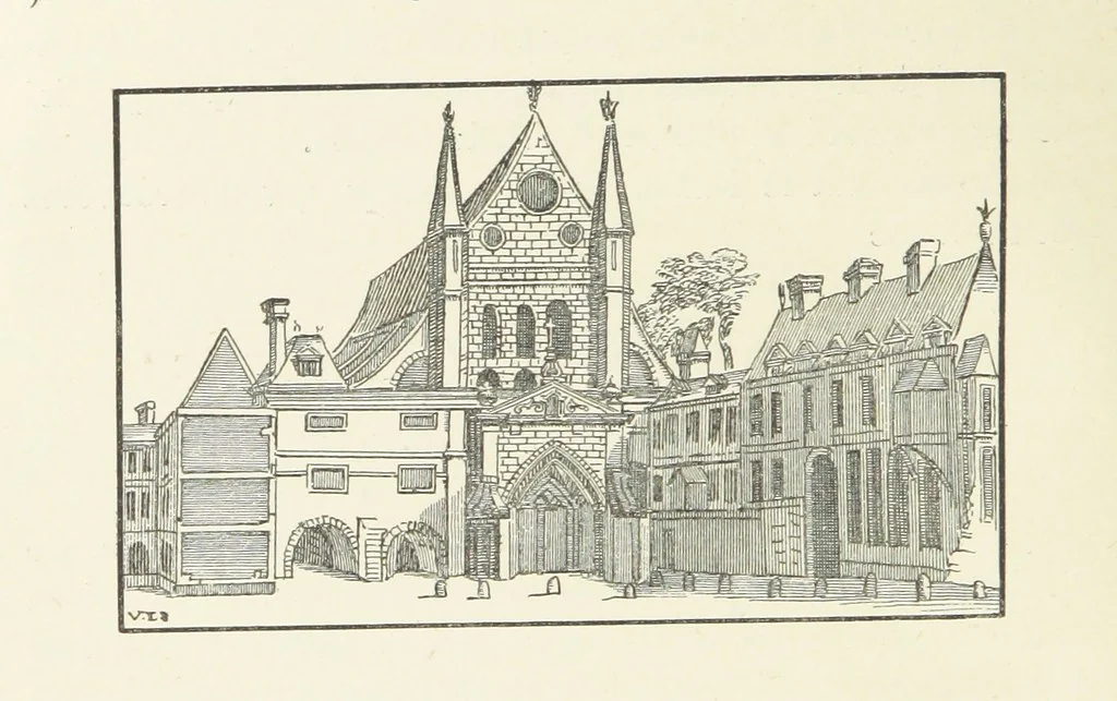 An illustration from Les Curiositez de Paris. Par M. L. R. Réimprimées d'après l'édition originale de 1716, etc. [Variously attributed to Claude Marin Saugrain and George Louis Le Rouge, but more probably by the former. Edited by Anatole de Courde de Montaiglon, 1883, leaf 226
