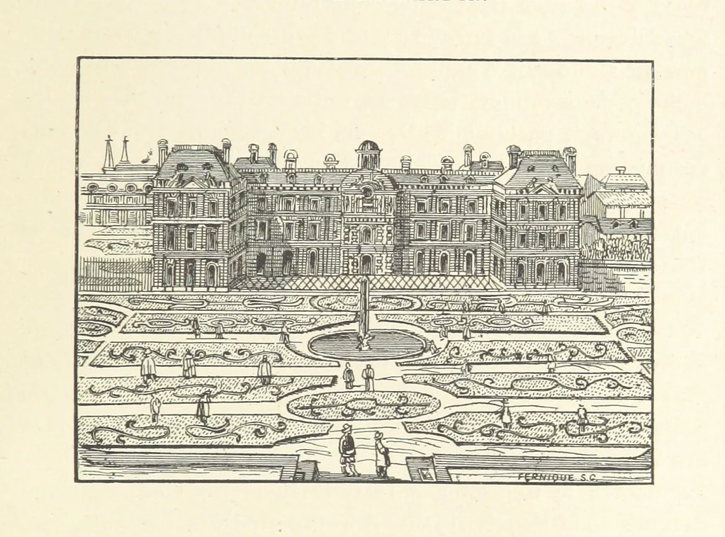 An illustration from Les Curiositez de Paris. Par M. L. R. Réimprimées d'après l'édition originale de 1716, etc. [Variously attributed to Claude Marin Saugrain and George Louis Le Rouge, but more probably by the former. Edited by Anatole de Courde de Montaiglon, 1883, leaf 267