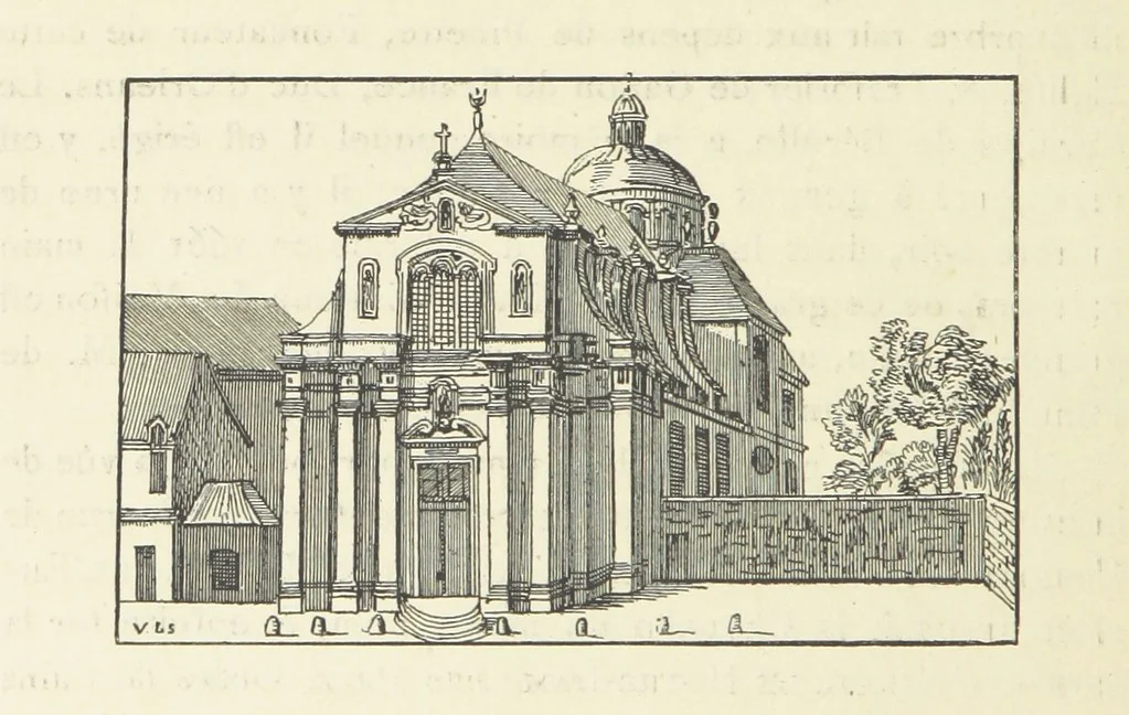 An illustration from Les Curiositez de Paris. Par M. L. R. Réimprimées d'après l'édition originale de 1716, etc. [Variously attributed to Claude Marin Saugrain and George Louis Le Rouge, but more probably by the former. Edited by Anatole de Courde de Montaiglon, 1883, leaf 272