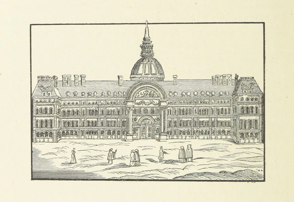 An illustration from Les Curiositez de Paris. Par M. L. R. Réimprimées d'après l'édition originale de 1716, etc. [Variously attributed to Claude Marin Saugrain and George Louis Le Rouge, but more probably by the former. Edited by Anatole de Courde de Montaiglon, 1883, leaf 298