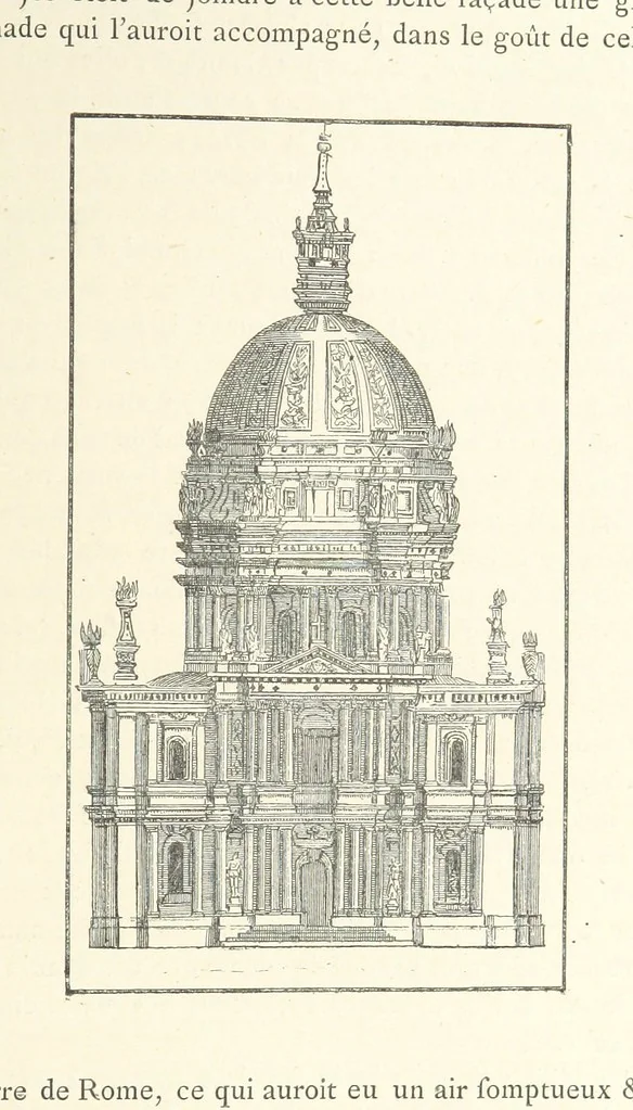 An illustration from Les Curiositez de Paris. Par M. L. R. Réimprimées d'après l'édition originale de 1716, etc. [Variously attributed to Claude Marin Saugrain and George Louis Le Rouge, but more probably by the former. Edited by Anatole de Courde de Montaiglon, 1883, leaf 301