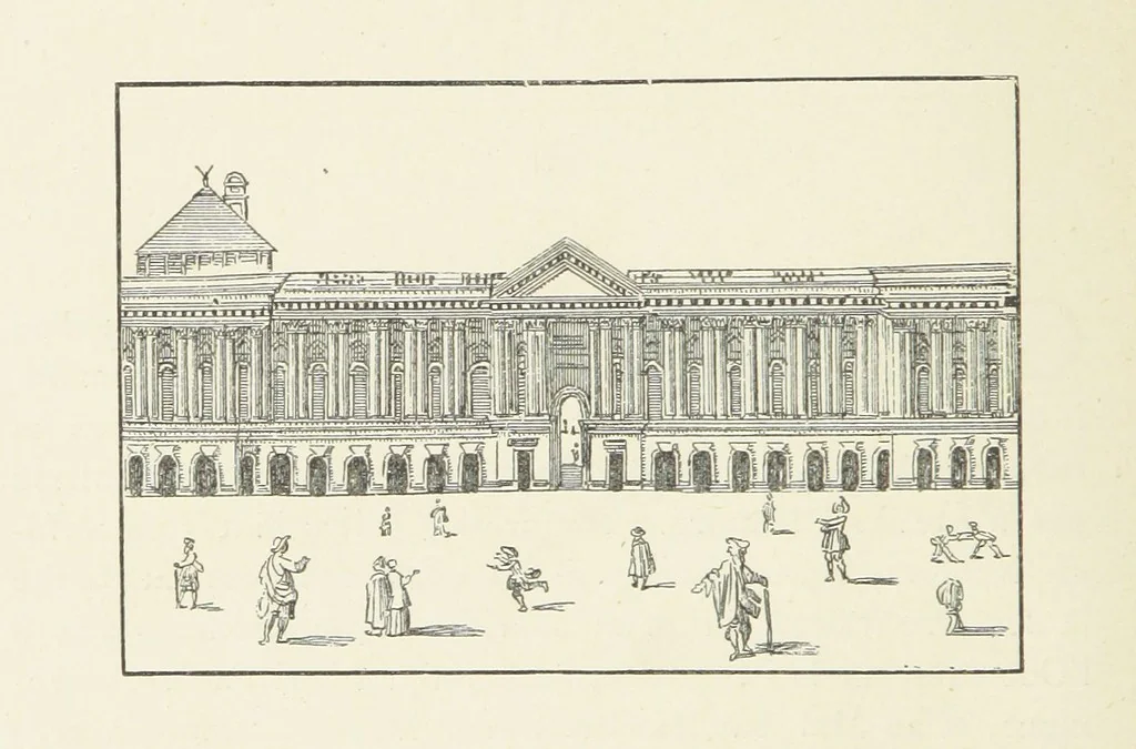 An illustration from Les Curiositez de Paris. Par M. L. R. Réimprimées d'après l'édition originale de 1716, etc. [Variously attributed to Claude Marin Saugrain and George Louis Le Rouge, but more probably by the former. Edited by Anatole de Courde de Montaiglon, 1883, leaf 62