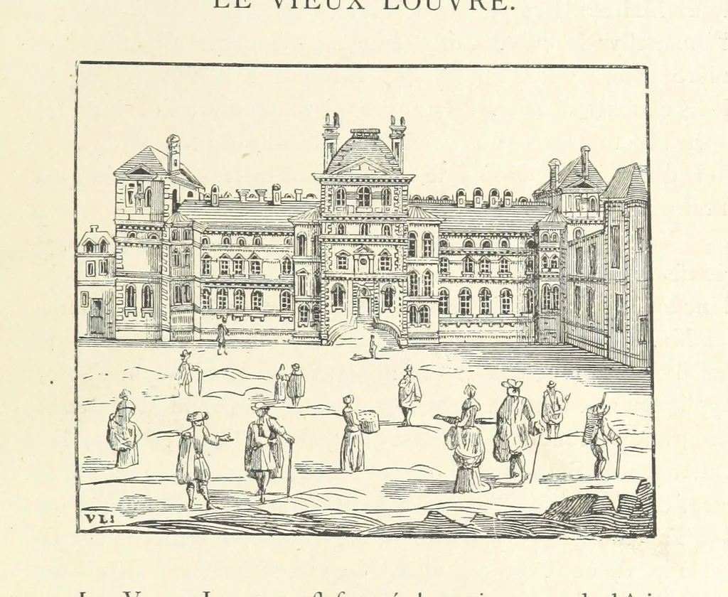 An illustration from Les Curiositez de Paris. Par M. L. R. Réimprimées d'après l'édition originale de 1716, etc. [Variously attributed to Claude Marin Saugrain and George Louis Le Rouge, but more probably by the former. Edited by Anatole de Courde de Montaiglon, 1883, leaf 63