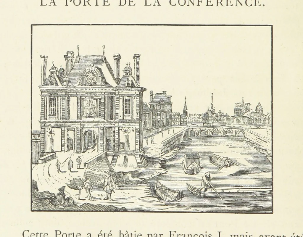 An illustration from Les Curiositez de Paris. Par M. L. R. Réimprimées d'après l'édition originale de 1716, etc. [Variously attributed to Claude Marin Saugrain and George Louis Le Rouge, but more probably by the former. Edited by Anatole de Courde de Montaiglon, 1883, leaf 72