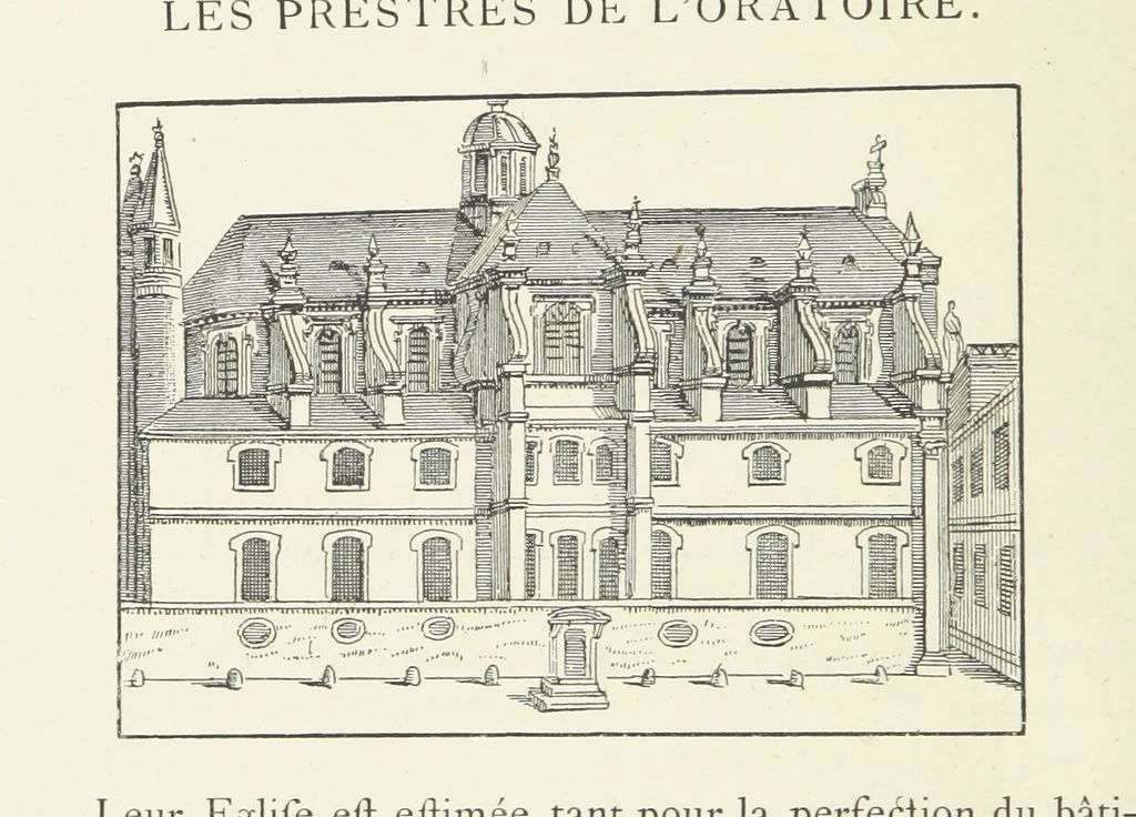 An illustration from Les Curiositez de Paris. Par M. L. R. Réimprimées d'après l'édition originale de 1716, etc. [Variously attributed to Claude Marin Saugrain and George Louis Le Rouge, but more probably by the former. Edited by Anatole de Courde de Montaiglon, 1883, leaf 78