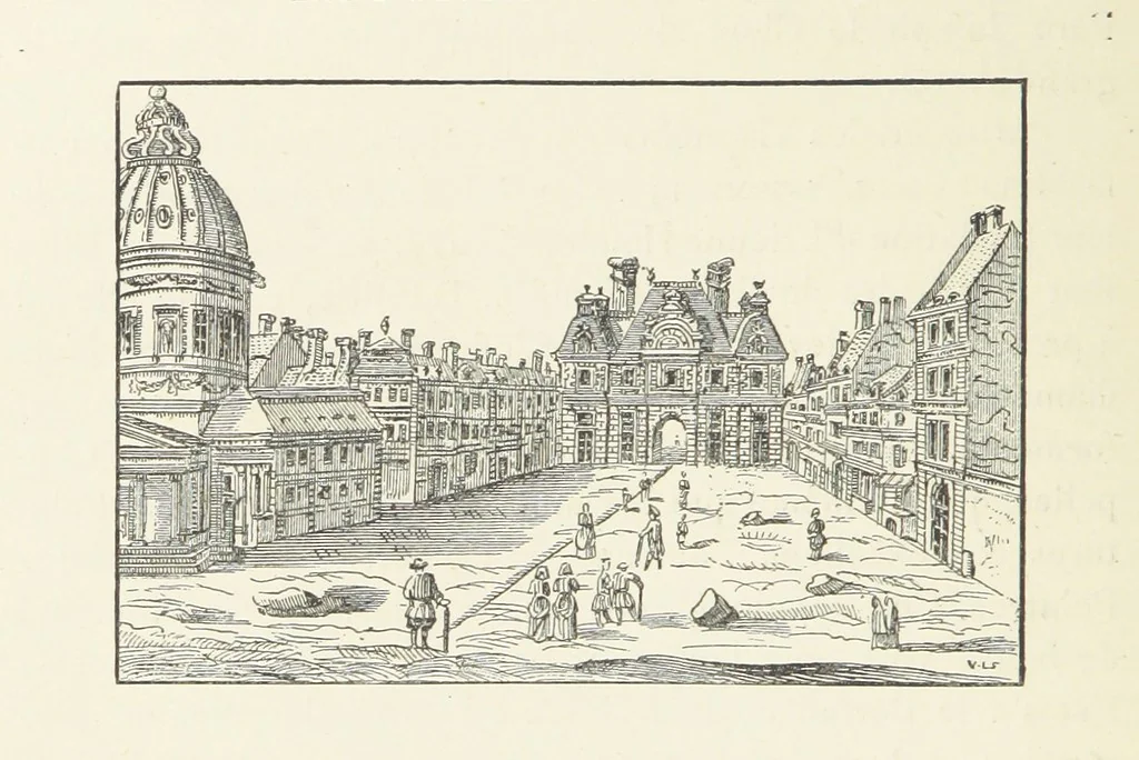 An illustration from Les Curiositez de Paris. Par M. L. R. Réimprimées d'après l'édition originale de 1716, etc. [Variously attributed to Claude Marin Saugrain and George Louis Le Rouge, but more probably by the former. Edited by Anatole de Courde de Montaiglon, 1883, leaf 86