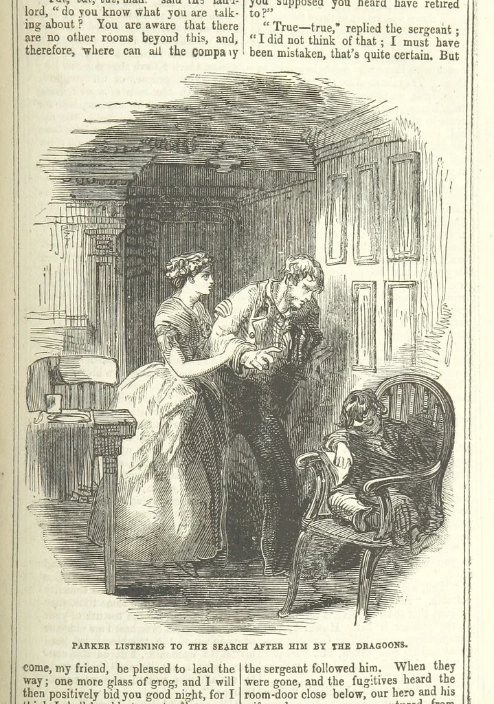 An illustration from Richard Parker, or, the Mutiny at the Nore. A romance. By the author of “Gallant Tom,” etc. [i.e. T. P. Prest, 1851, leaf 111