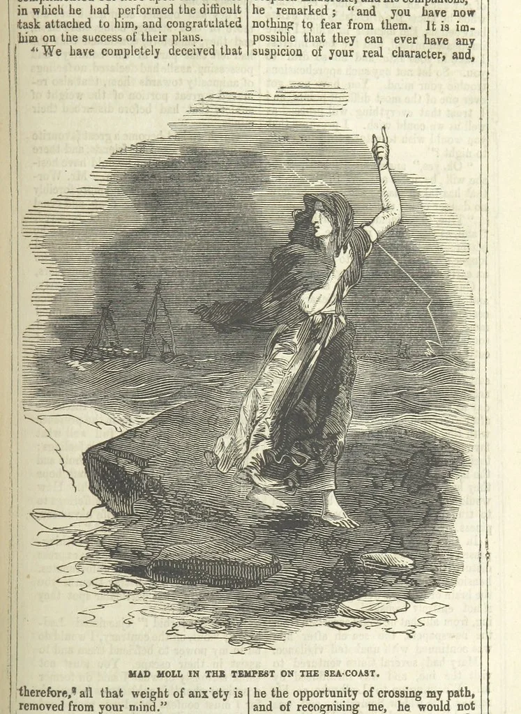 An illustration from Richard Parker, or, the Mutiny at the Nore. A romance. By the author of “Gallant Tom,” etc. [i.e. T. P. Prest, 1851, leaf 135