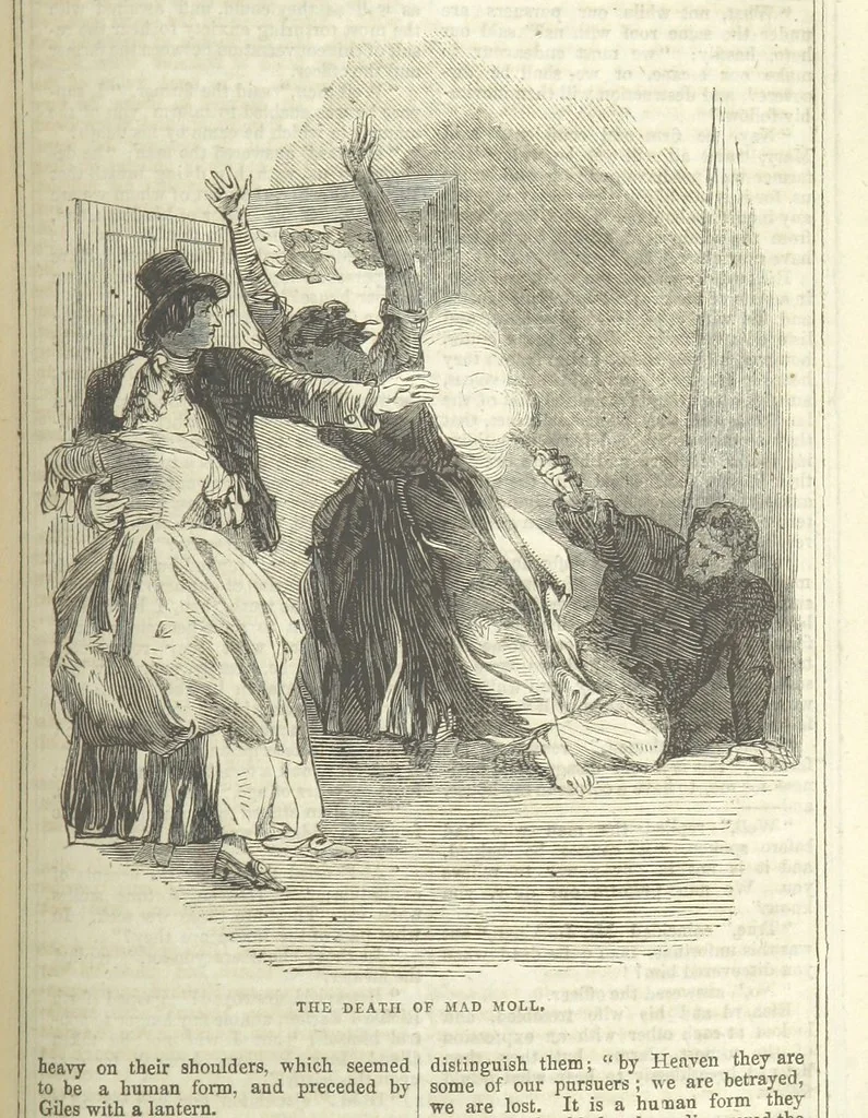 An illustration from Richard Parker, or, the Mutiny at the Nore. A romance. By the author of “Gallant Tom,” etc. [i.e. T. P. Prest, 1851, leaf 207