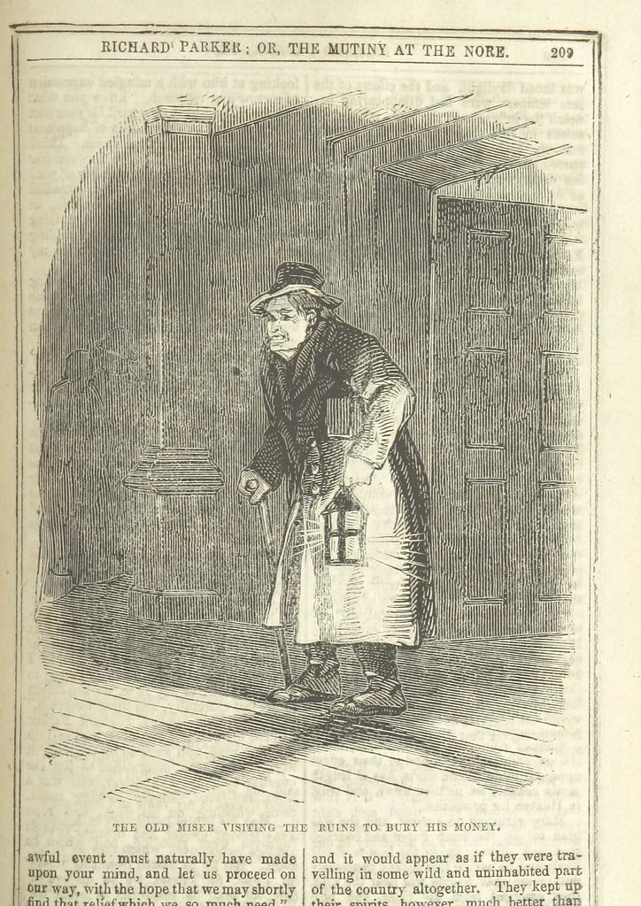 An illustration from Richard Parker, or, the Mutiny at the Nore. A romance. By the author of “Gallant Tom,” etc. [i.e. T. P. Prest, 1851, leaf 223