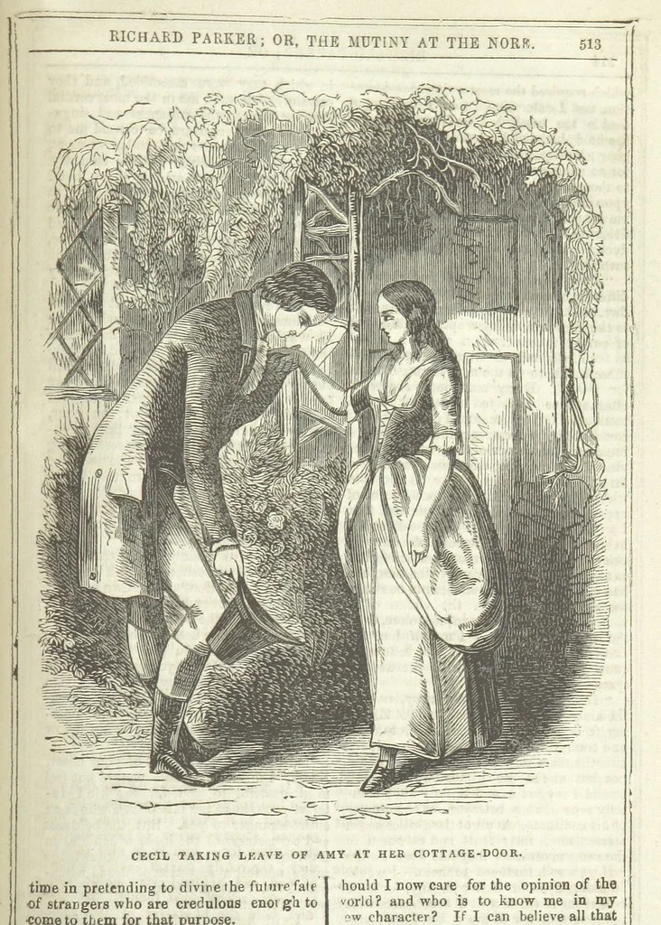 An illustration from Richard Parker, or, the Mutiny at the Nore. A romance. By the author of “Gallant Tom,” etc. [i.e. T. P. Prest, 1851, leaf 527