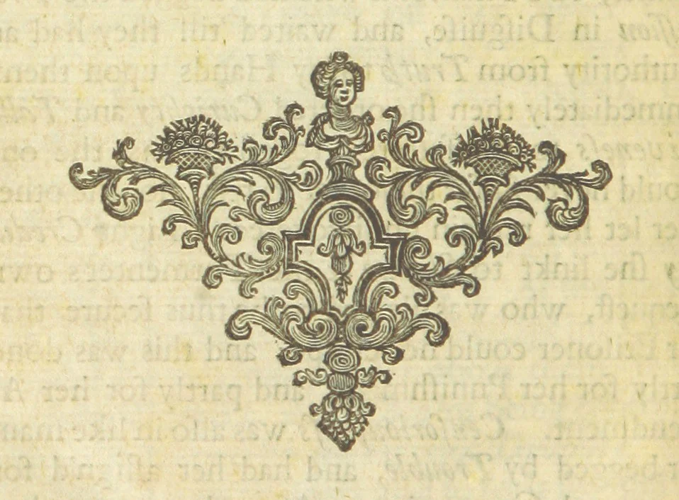 An illustration from Poems on several occasions ... Published [with a dedication, in verse] by Mr. Pope. (Visions [in prose], published in the Spectators, etc.), 1722, leaf 230