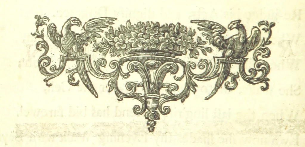 An illustration from Poems on several occasions ... Published [with a dedication, in verse] by Mr. Pope. (Visions [in prose], published in the Spectators, etc.), 1726, leaf 14