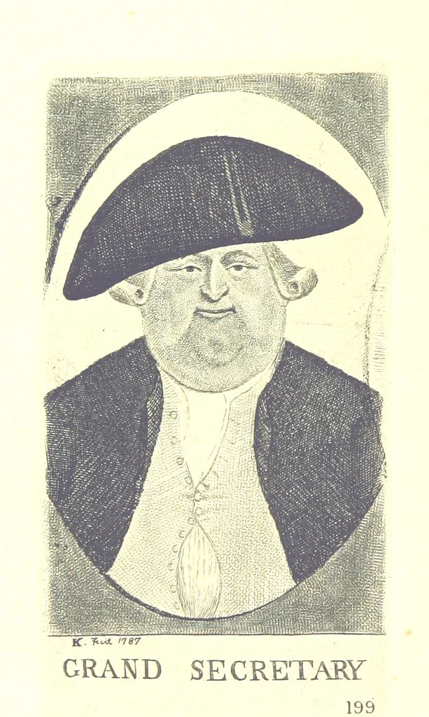 An illustration from A series of original Portraits and Caricature Etchings by ... J. Kay; ... with biographical sketches and illustrative anecdotes. [Edited by H. P, 1877, leaf 152