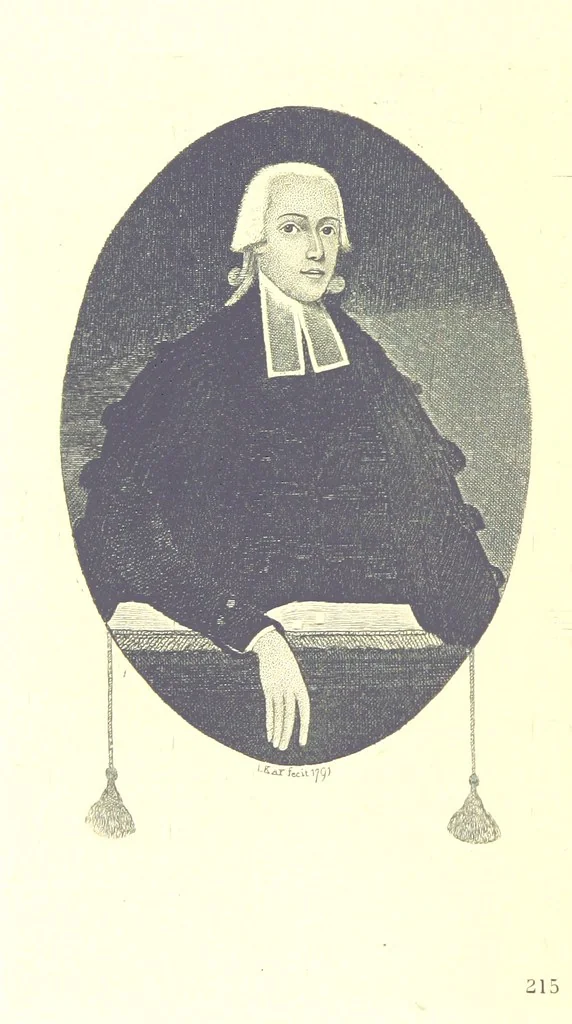 An illustration from A series of original Portraits and Caricature Etchings by ... J. Kay; ... with biographical sketches and illustrative anecdotes. [Edited by H. P, 1877, leaf 236
