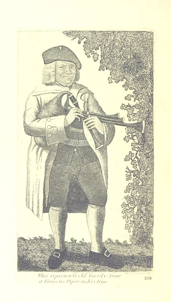 An illustration from A series of original Portraits and Caricature Etchings by ... J. Kay; ... with biographical sketches and illustrative anecdotes. [Edited by H. P, 1877, leaf 246