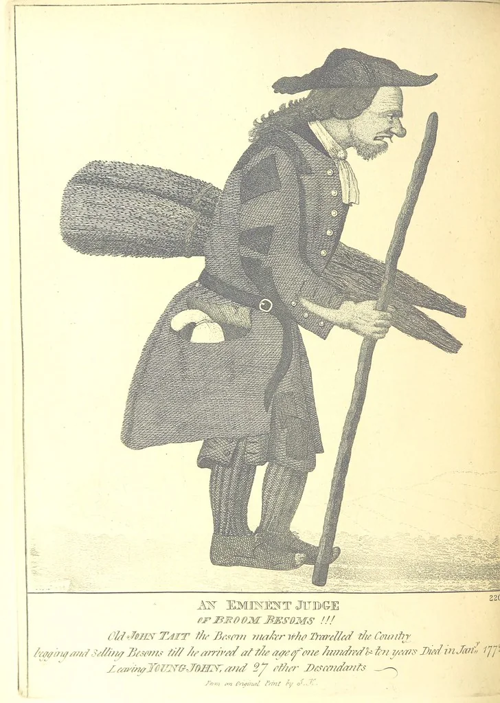 An illustration from A series of original Portraits and Caricature Etchings by ... J. Kay; ... with biographical sketches and illustrative anecdotes. [Edited by H. P, 1877, leaf 256