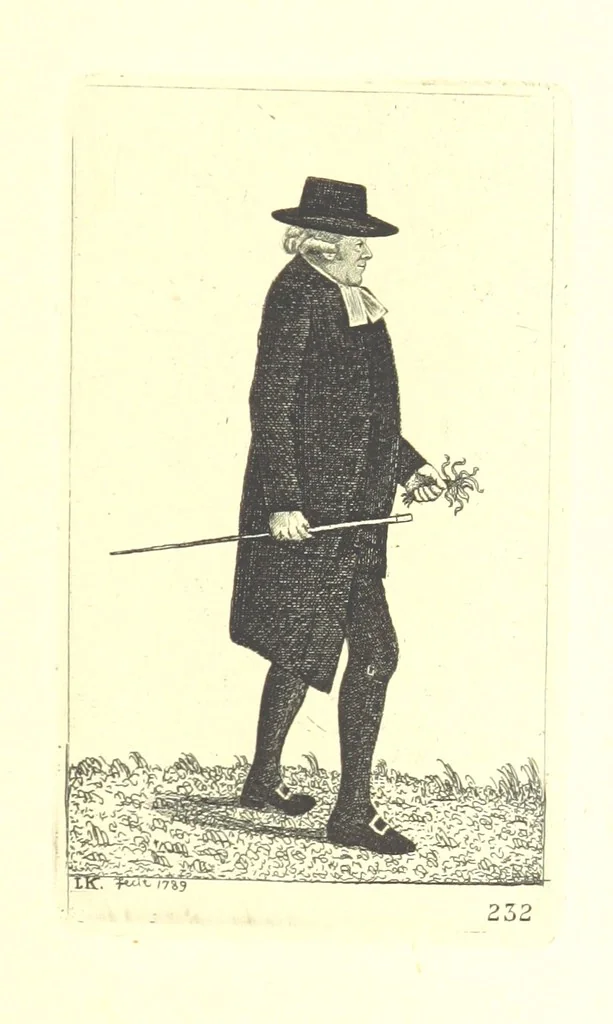 An illustration from A series of original Portraits and Caricature Etchings by ... J. Kay; ... with biographical sketches and illustrative anecdotes. [Edited by H. P, 1877, leaf 315