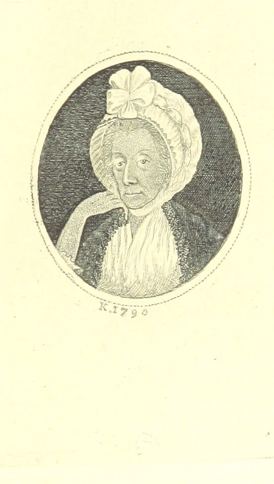 An illustration from A series of original Portraits and Caricature Etchings by ... J. Kay; ... with biographical sketches and illustrative anecdotes. [Edited by H. P, 1877, leaf 37