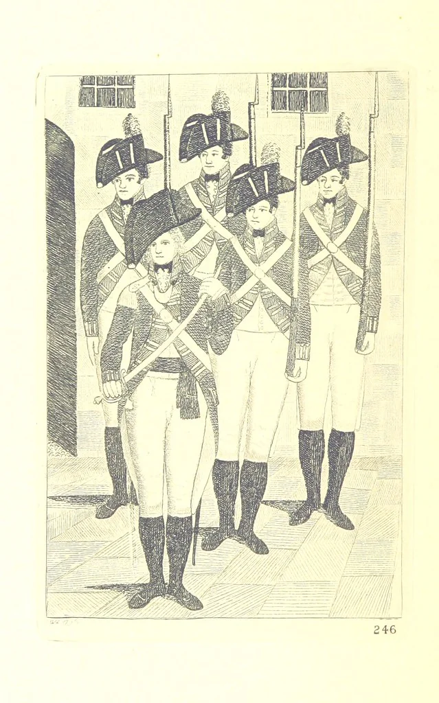 An illustration from A series of original Portraits and Caricature Etchings by ... J. Kay; ... with biographical sketches and illustrative anecdotes. [Edited by H. P, 1877, leaf 390