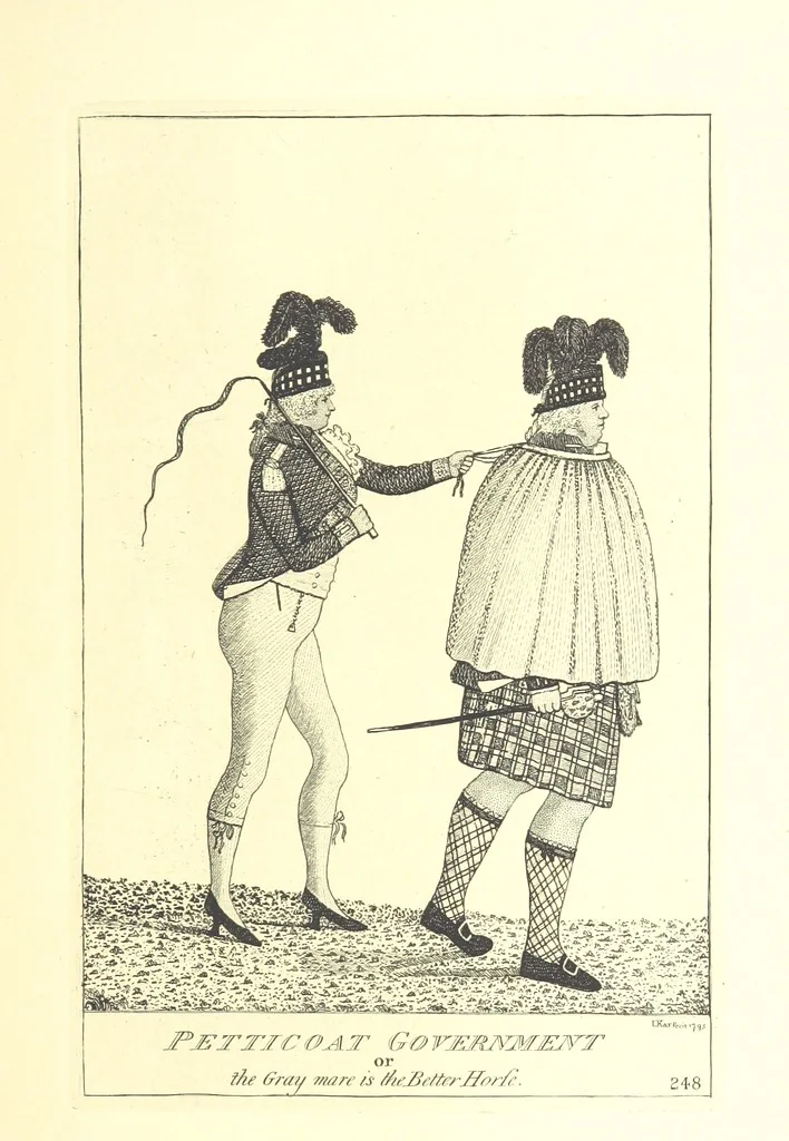 An illustration from A series of original Portraits and Caricature Etchings by ... J. Kay; ... with biographical sketches and illustrative anecdotes. [Edited by H. P, 1877, leaf 401