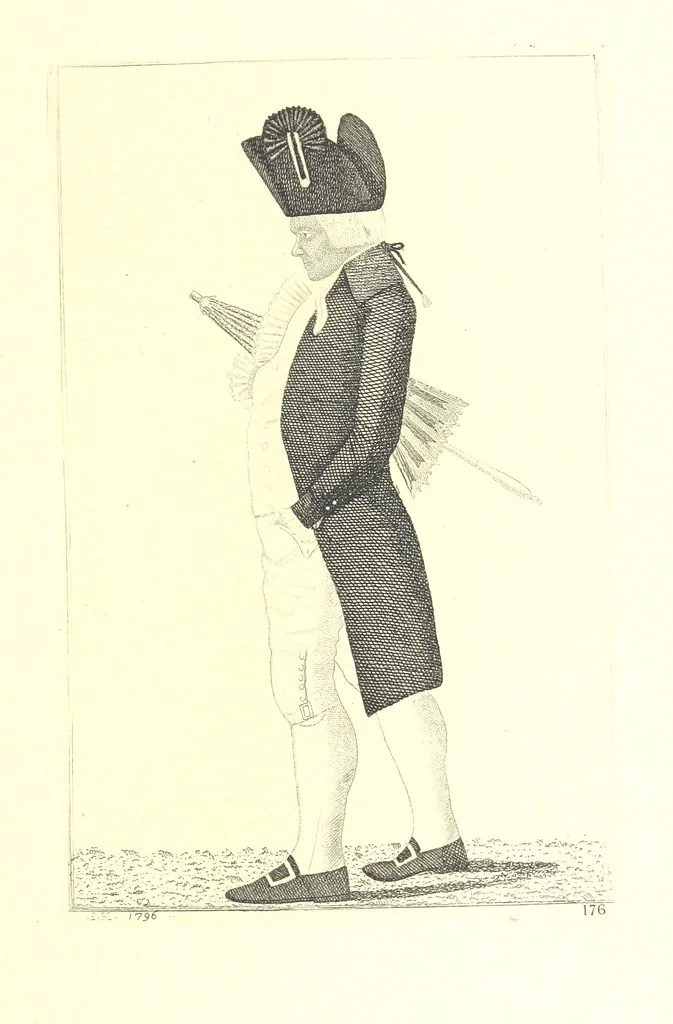 An illustration from A series of original Portraits and Caricature Etchings by ... J. Kay; ... with biographical sketches and illustrative anecdotes. [Edited by H. P, 1877, leaf 43