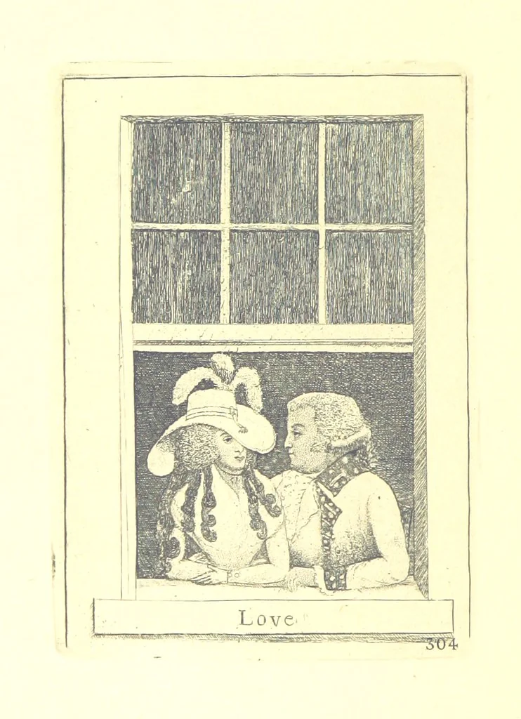 An illustration from A series of original Portraits and Caricature Etchings by ... J. Kay; ... with biographical sketches and illustrative anecdotes. [Edited by H. P, 1877, leaf 672