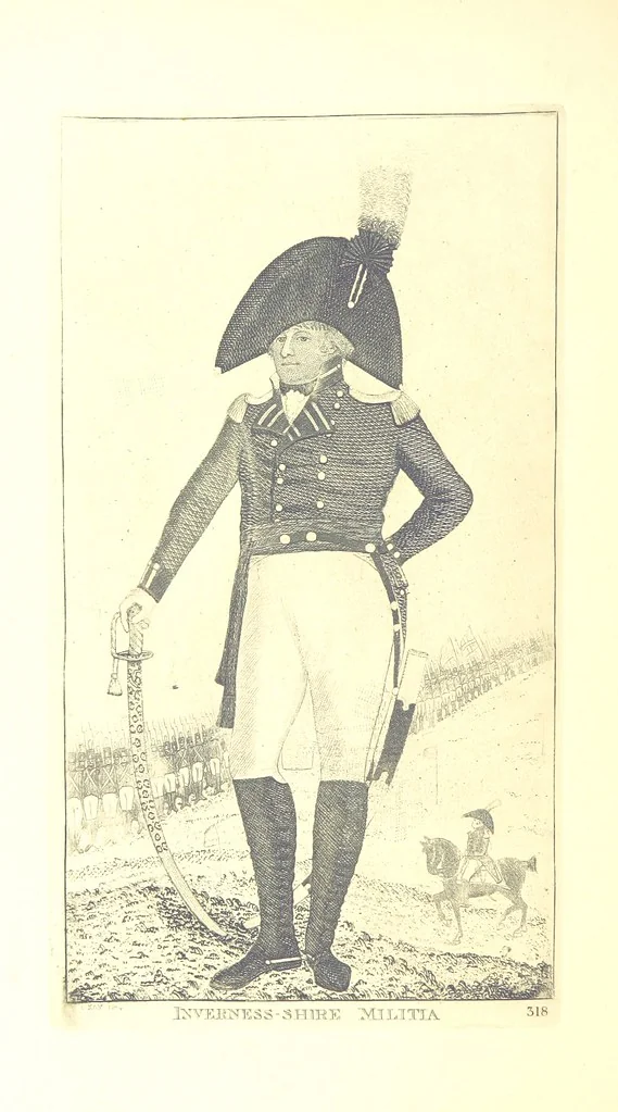 An illustration from A series of original Portraits and Caricature Etchings by ... J. Kay; ... with biographical sketches and illustrative anecdotes. [Edited by H. P, 1877, leaf 740