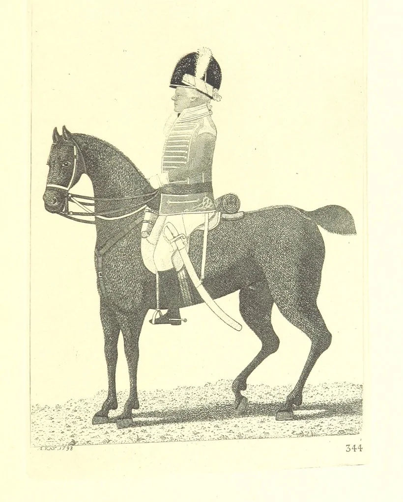 An illustration from A series of original Portraits and Caricature Etchings by ... J. Kay; ... with biographical sketches and illustrative anecdotes. [Edited by H. P, 1877, leaf 849