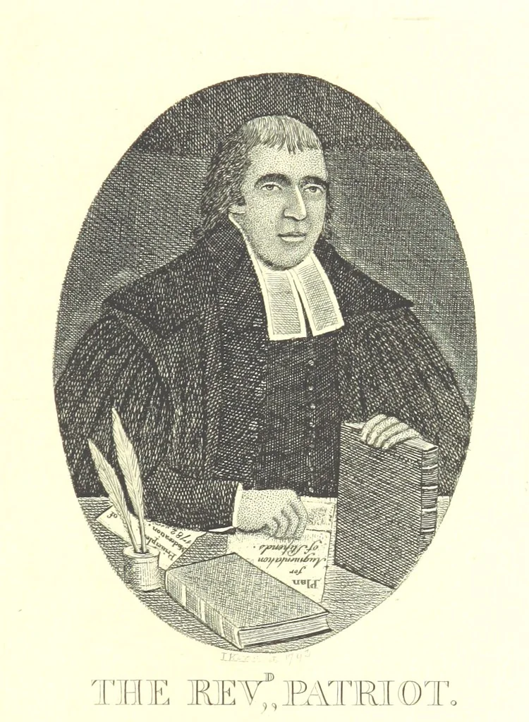 An illustration from A series of original Portraits and Caricature Etchings by ... J. Kay; ... with biographical sketches and illustrative anecdotes. [Edited by H. P, 1877, leaf 97